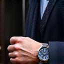 Portrait of David Sterling displaying luxury accessories